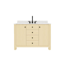 Canyon 48" Freestanding Single Vanity Cabinets with Curved Design