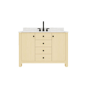 Canyon 48" Freestanding Single Vanity Cabinets with Curved Design