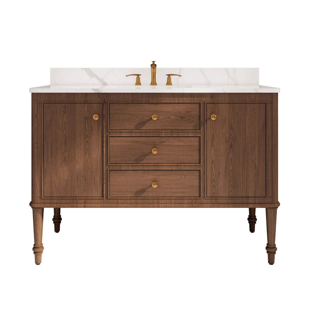 Verve 48" Freestanding Single Vanity Cabinets with Wall Mounted Options