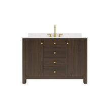 Canyon 48" Freestanding Single Vanity Cabinets with Curved Design