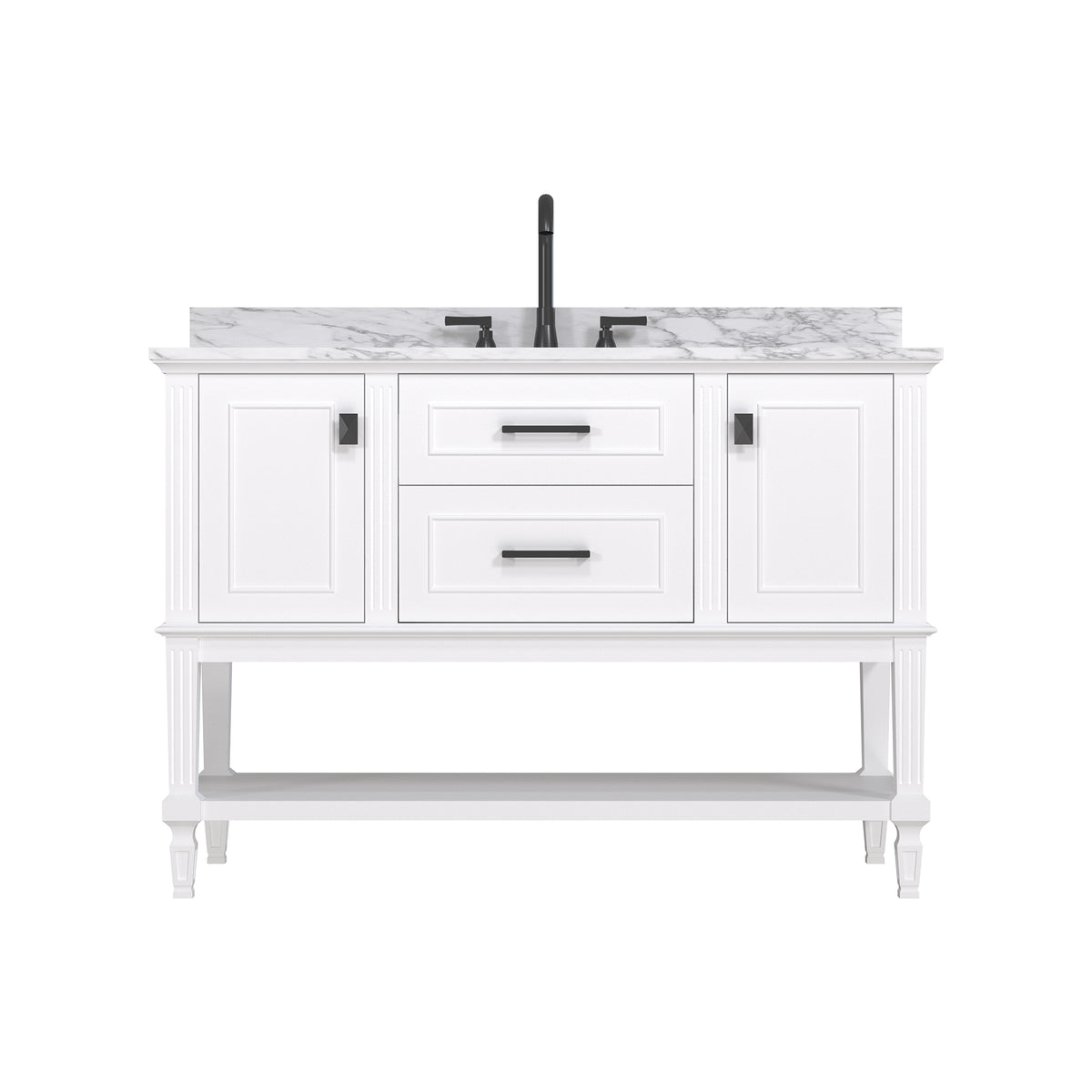 Bosun 48" Freestanding Single Vanity Cabinet with Reliable Storage & Solid Frame