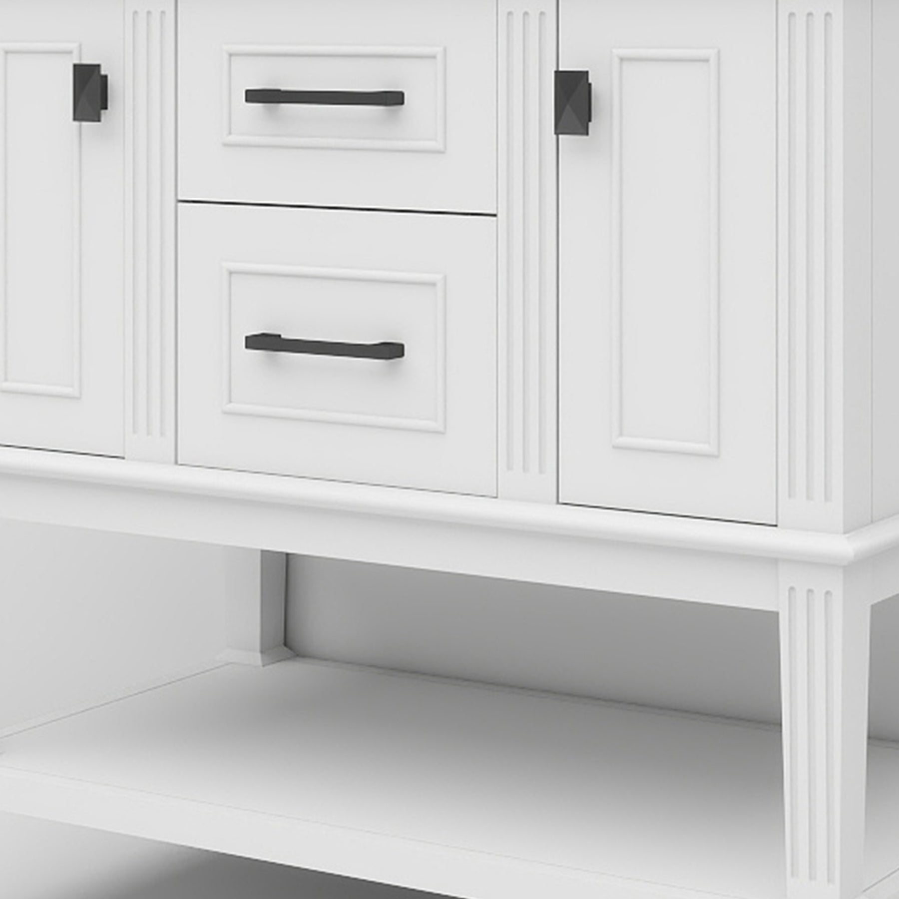Bosun 36" Freestanding Single Vanity Cabinet with Reliable Storage & Solid Frame