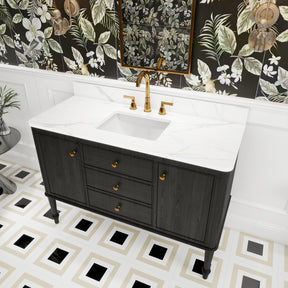Verve 48" Freestanding Single Vanity Cabinets with Wall Mounted Options