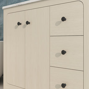 Canyon 36" Freestanding Single Vanity Cabinet with Curved Design