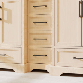 Nobilis 60" Freestanding Double Vanity Cabinets with Symmetrical Layout