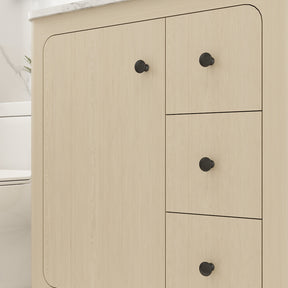 Canyon 30" Freestanding Single Vanity Cabinet with Curved Design