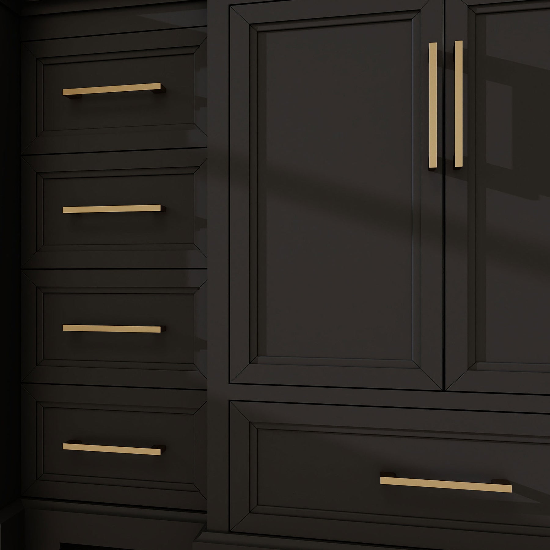 Nobilis 60" Freestanding Double Vanity Cabinets with Symmetrical Layout