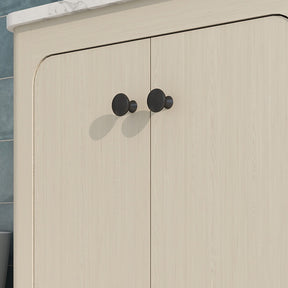 Canyon 24" Freestanding Single Vanity Cabinet with Curved Design