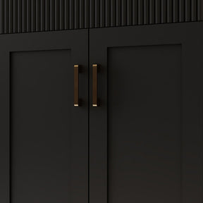 Waterfall 24’’ RTA Freestanding Vanity Cabinet Base with Vertical Striped Decor (Countertop & Sink Not Included) 浴室柜