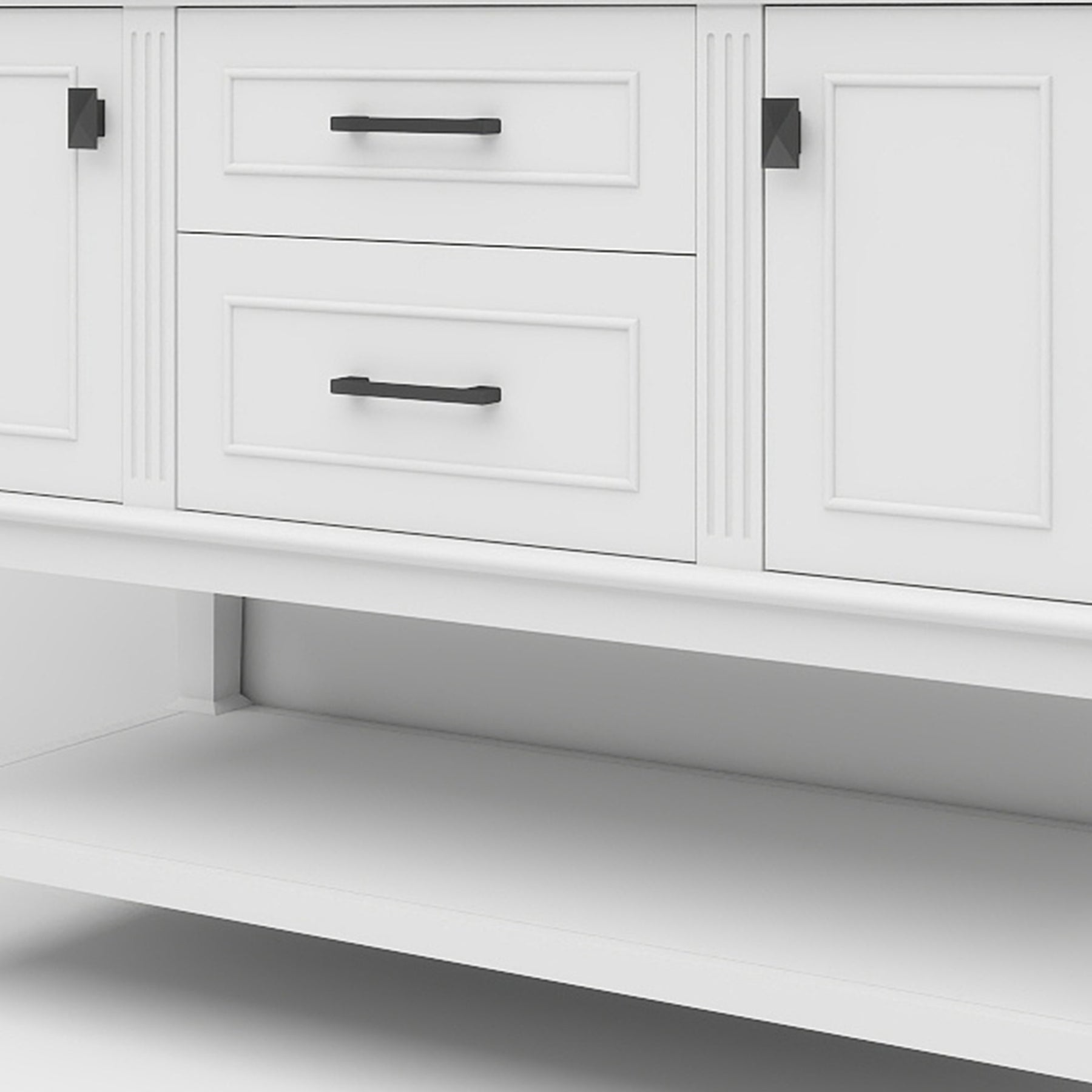 Bosun 48" Freestanding Single Vanity Cabinet with Reliable Storage & Solid Frame