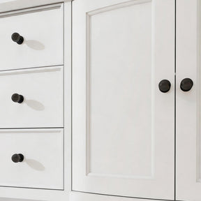 Elara 60" Freestanding Double Vanity Cabinets with Solid Wood Legs