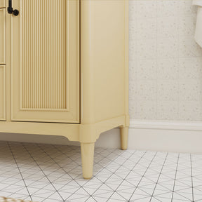 Vantara 48" Freestanding Single Vanity Cabinets with Fluted Texture