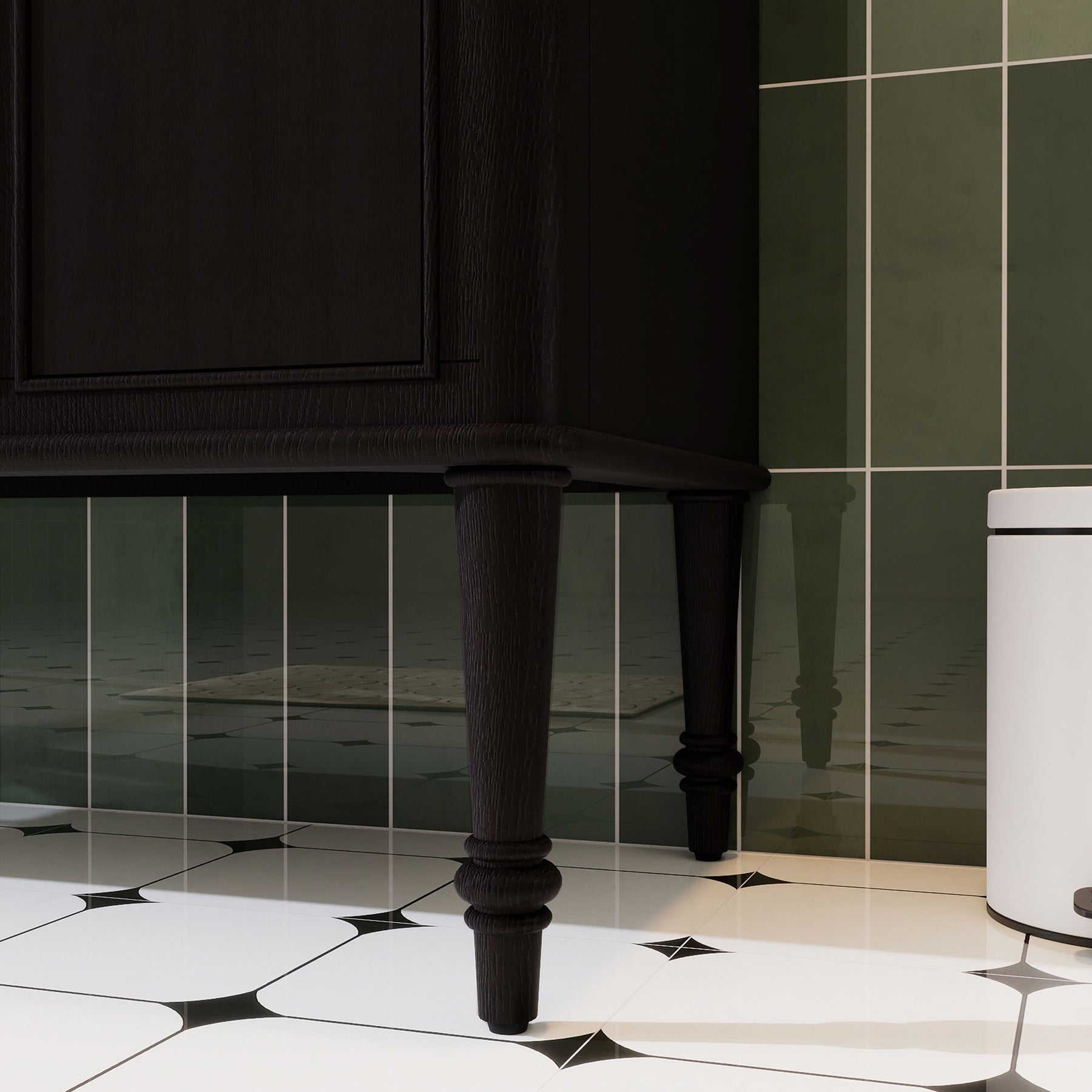 Verve 60" Freestanding Double Vanity Cabinets with Wall Mounted Options