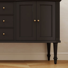 Elara 60" Freestanding Double Vanity Cabinets with Solid Wood Legs