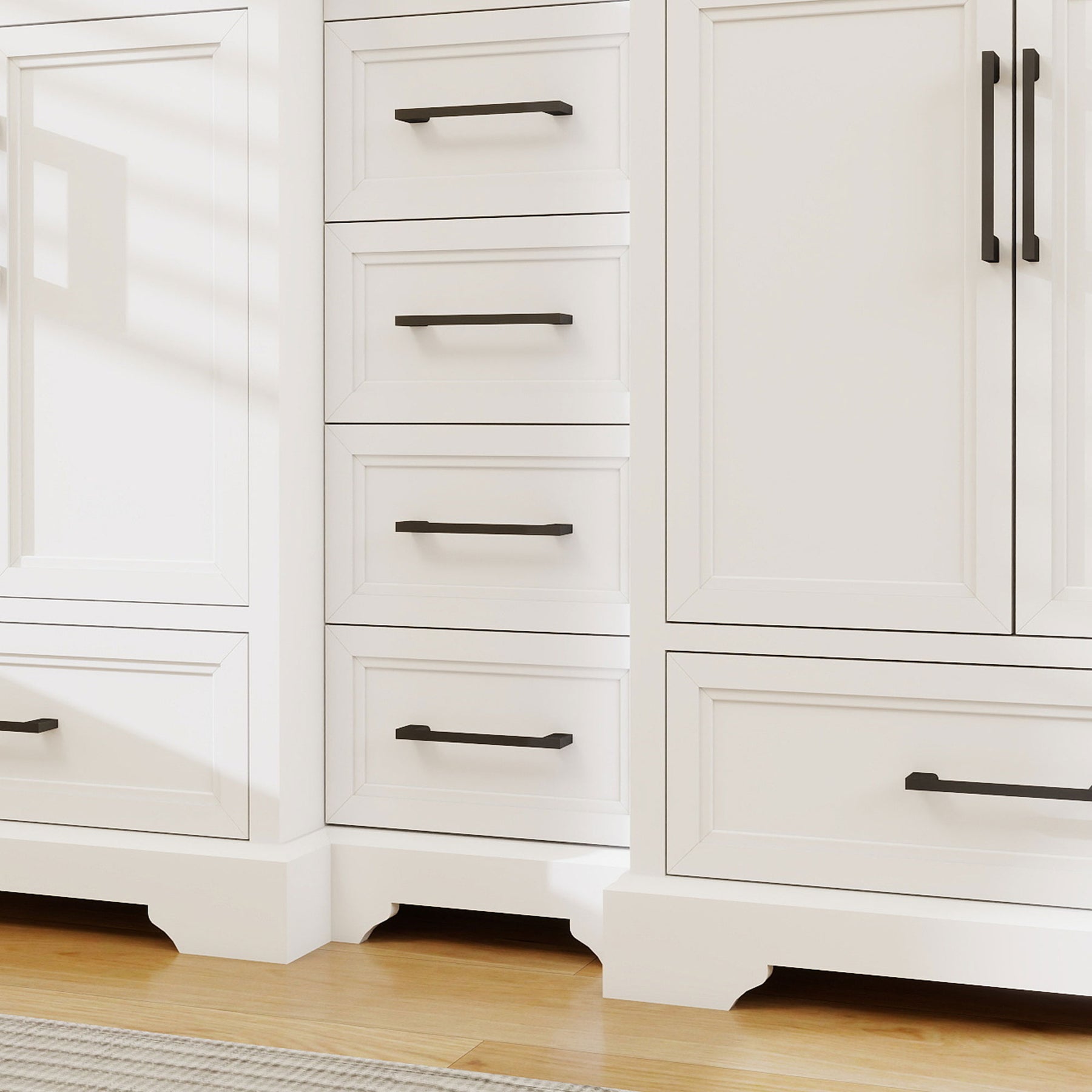 Nobilis 60" Freestanding Double Vanity Cabinets with Symmetrical Layout