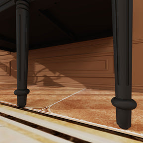 Modish 60’’ Wall Mounted Single Vanity Cabinets Cabinets with Solid Wood Legs 浴室柜