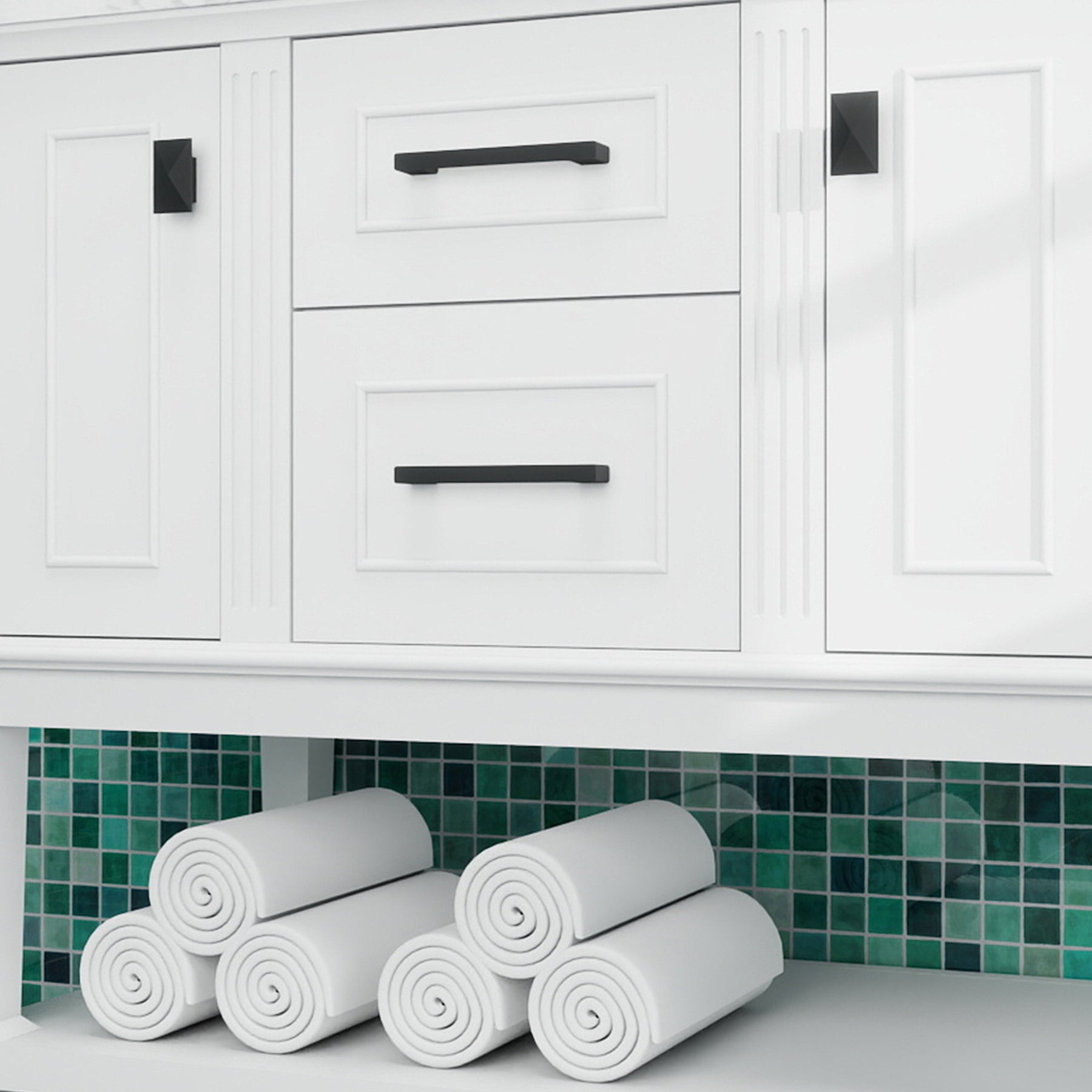 Bosun 36" Freestanding Single Vanity Cabinet with Reliable Storage & Solid Frame