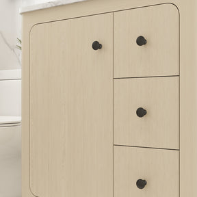 Canyon 30" Freestanding Single Vanity Cabinet with Curved Design