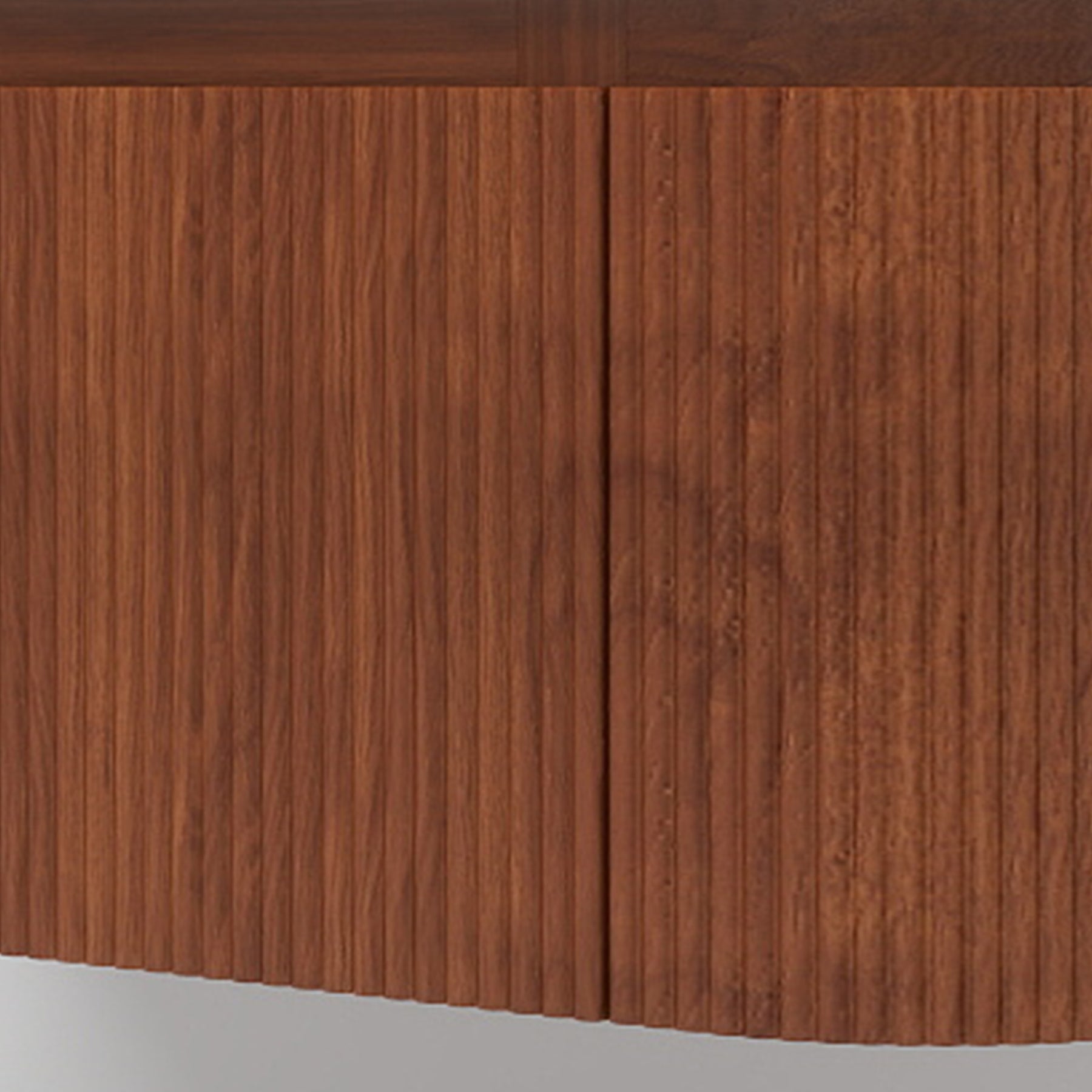 Cove 36" Wall-Mounted Single Bathroom Vanity with Curved Fluted Design