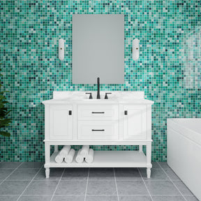Bosun 48" Freestanding Single Vanity Cabinet with Reliable Storage & Solid Frame