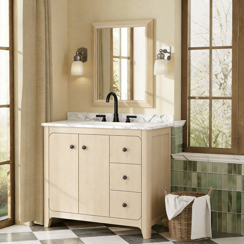 Soft Cottage Bathroom
