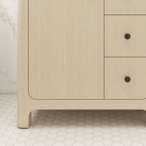 Canyon 30" Freestanding Single Vanity Cabinet with Curved Design