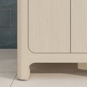 Canyon 24" Freestanding Single Vanity Cabinet with Curved Design