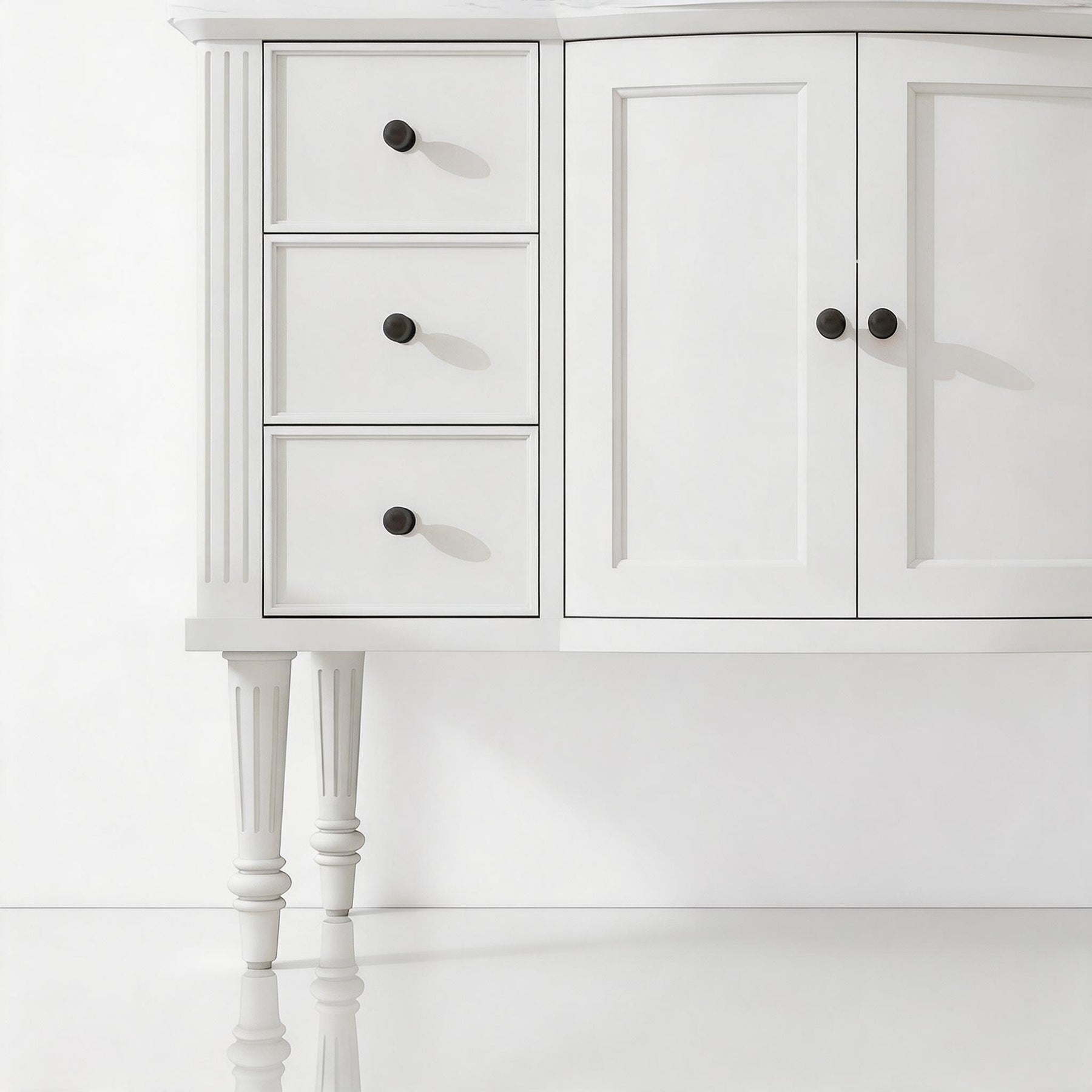 Elara 48" Freestanding Single Vanity  Cabinets with Solid Wood Legs