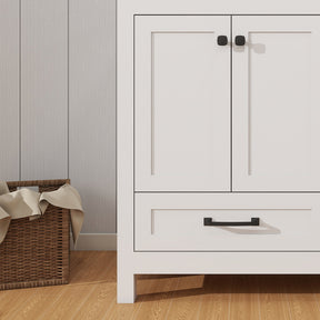 Modern 36’’ RTA Freestanding Vanity Cabinet Base with Larger Storage Room (Countertop & Sink Not Included) 浴室柜