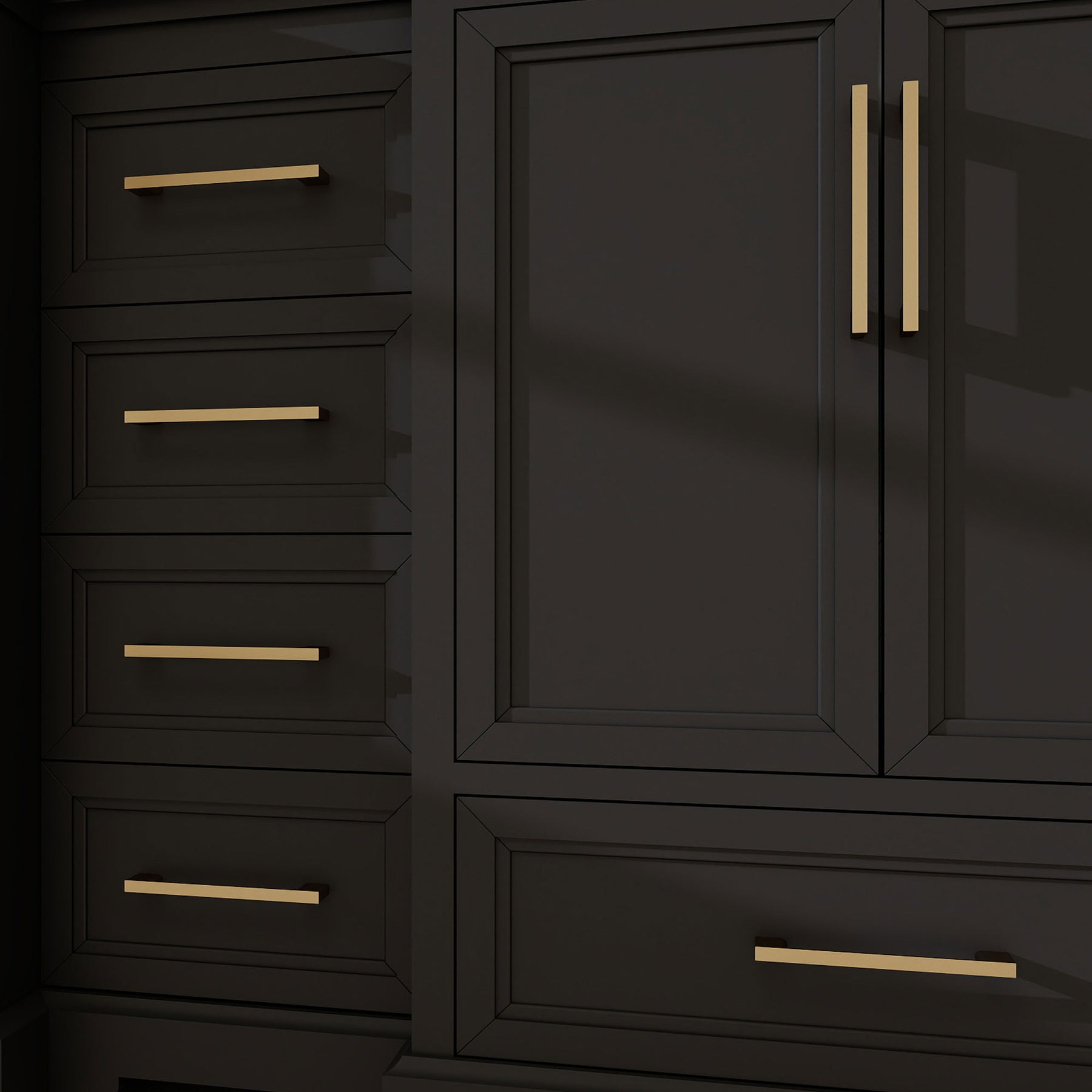 Nobilis 60" Freestanding Double Vanity Cabinets with Symmetrical Layout