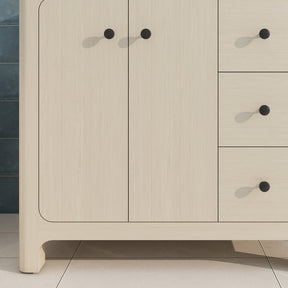 Canyon 36" Freestanding Single Vanity Cabinet with Curved Design