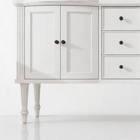 Elara 60" Freestanding Double Vanity Cabinets with Solid Wood Legs