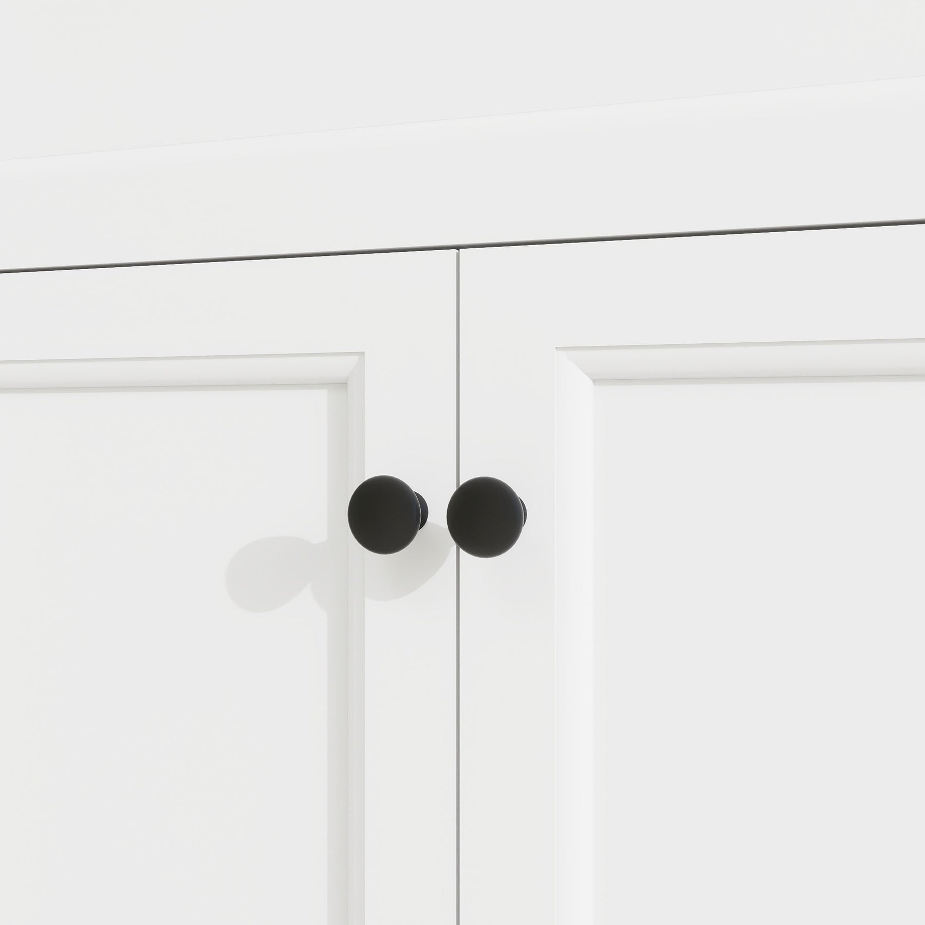 Opuluxe 48" Freestanding Single Vanity Cabinets with Curved Design