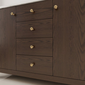 Canyon 48" Freestanding Single Vanity Cabinet with Curved Design