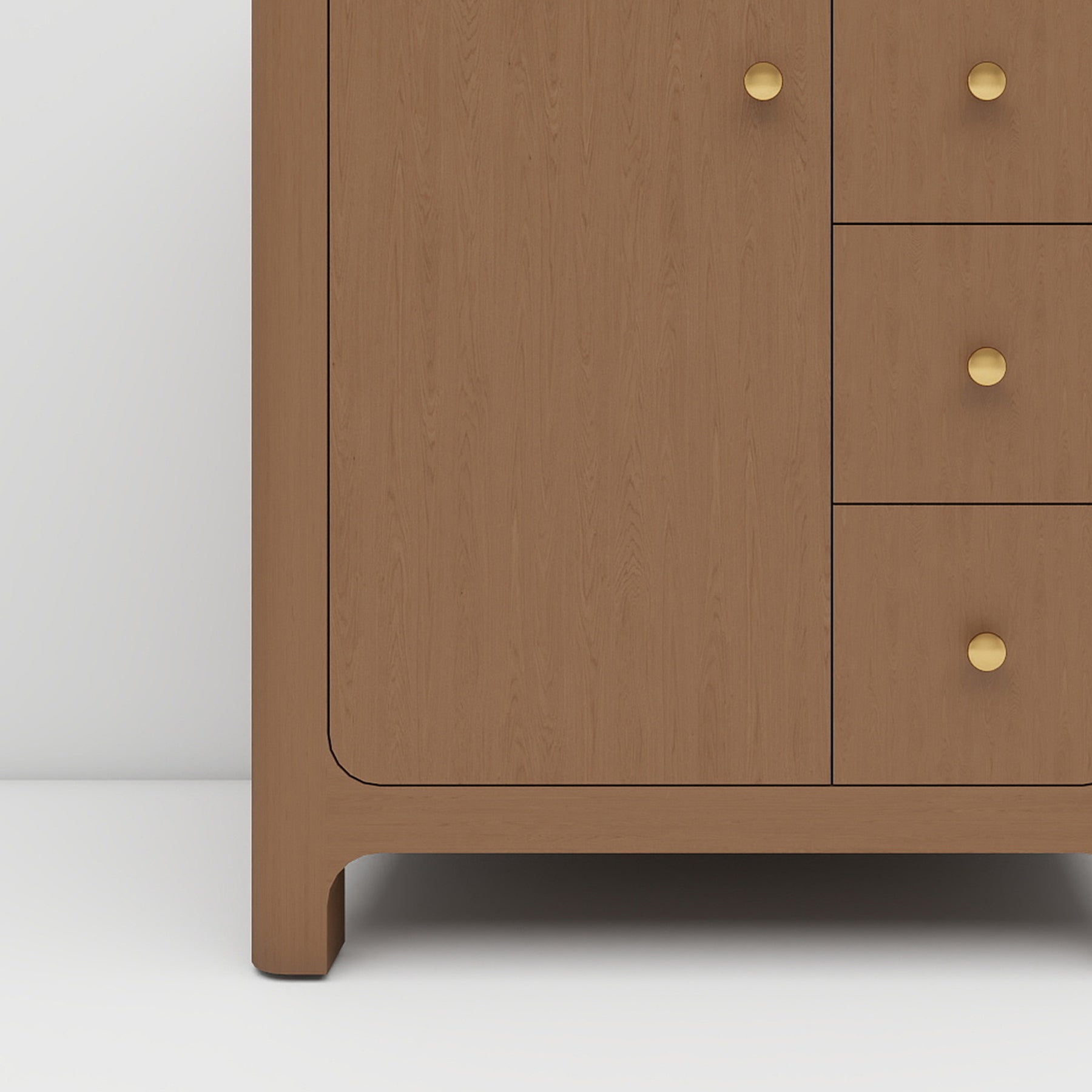 Canyon 30" Freestanding Single Sink Bathroom Vanity with Curved Design