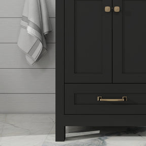 Modern 24’’ RTA Freestanding Vanity Cabinet Base with Larger Storage Room (Countertop & Sink Not Included) 浴室柜