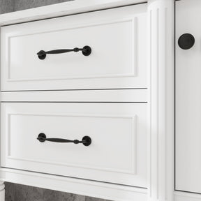 Modish 60" Wall Mounted Single Vanity Cabinets Cabinets with Solid Wood Legs
