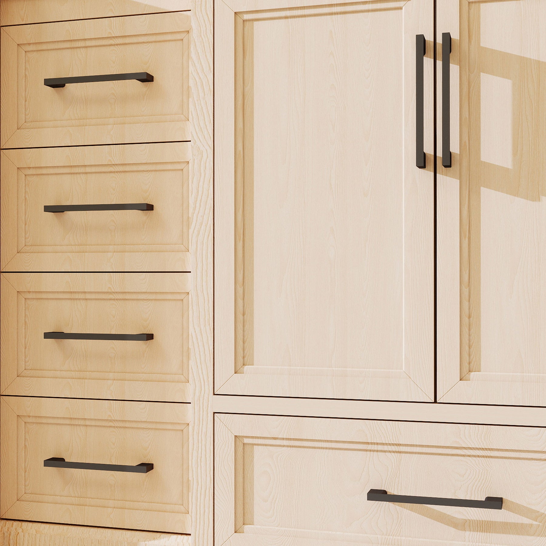 Nobilis 60" Freestanding Double Vanity Cabinets with Symmetrical Layout