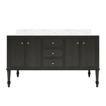 Verve 60" Freestanding Double Vanity Cabinets with Wall Mounted Options