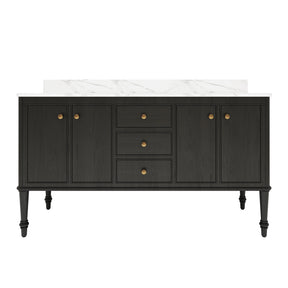 Verve 60" Freestanding Double Vanity Cabinets with Wall Mounted Options