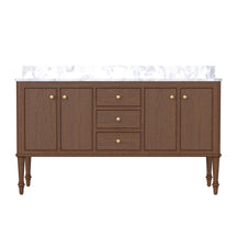 Verve 60" Freestanding Double Vanity Cabinets with Wall Mounted Options