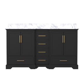 Nobilis 60" Freestanding Double Vanity Cabinets with Symmetrical Layout