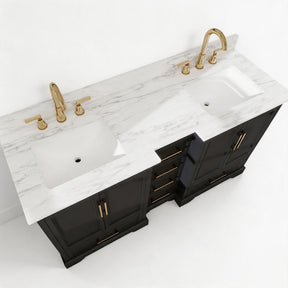 Nobilis 60" Freestanding Double Vanity Cabinets with Symmetrical Layout