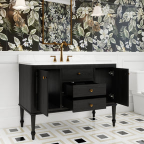 Verve 48" Freestanding Single Vanity Cabinets with Wall Mounted Options