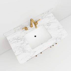 Canyon 36" Freestanding Single Sink Bathroom Vanity with Curved Design
