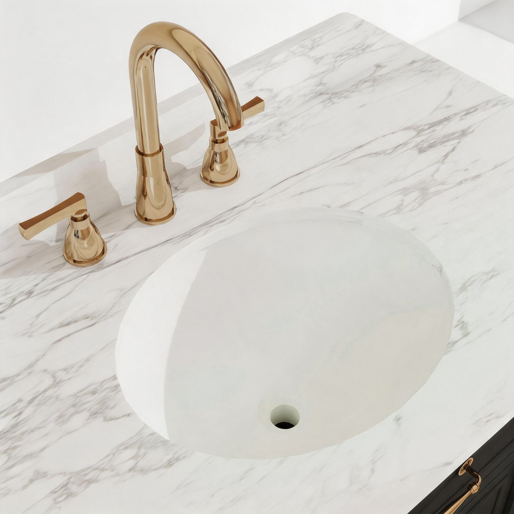 Modish 48" Wall Mounted Single Vanity Cabinet with Solid Wood Legs, Pre-Assembled, Freestanding & Floating 2 Installation Ways