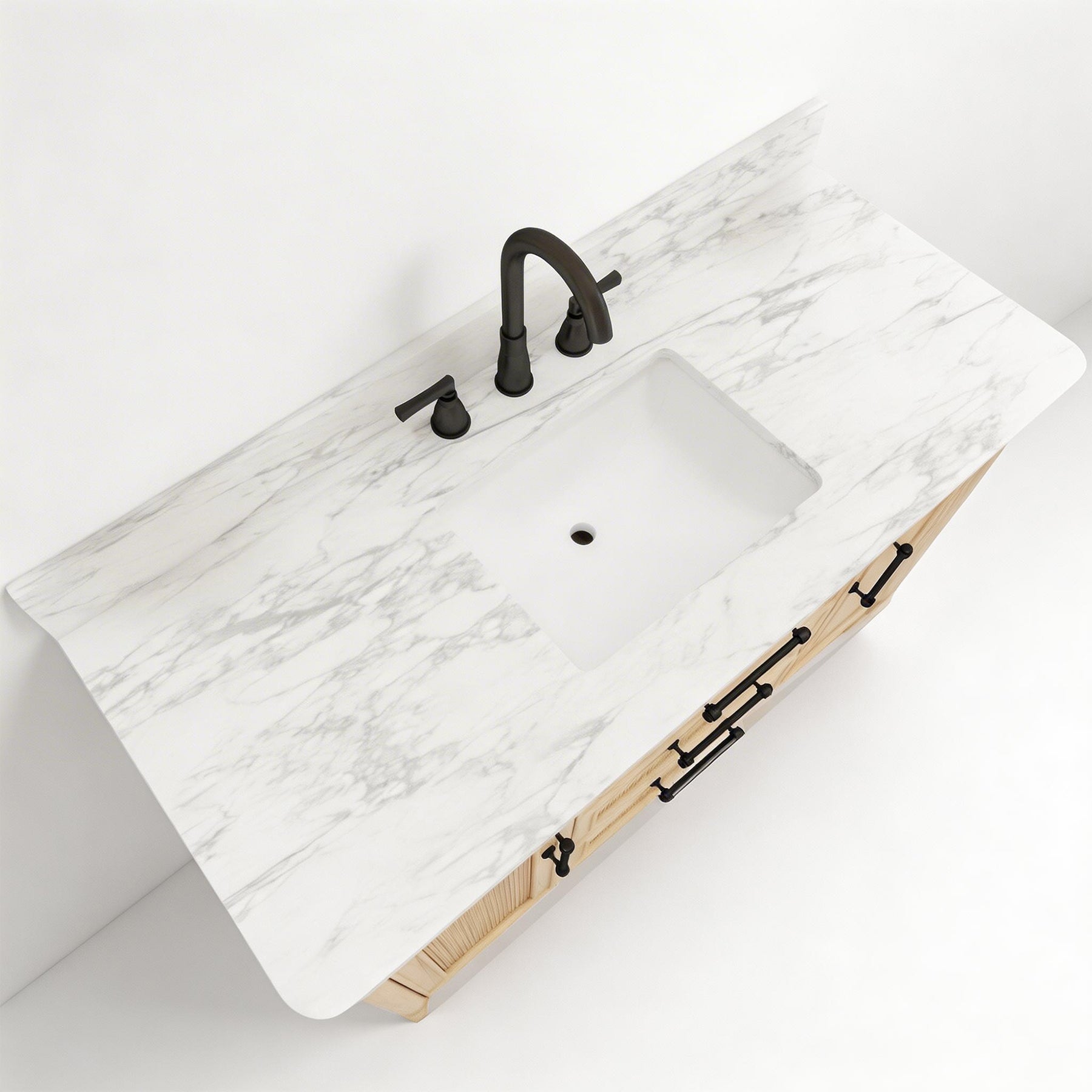 Vantara 48" Freestanding Single Vanity Cabinets with Fluted Texture