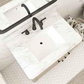 Canyon 30" Freestanding Single Vanity Cabinet with Curved Design