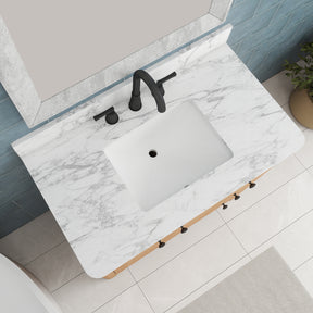 Canyon 36" Freestanding Single Vanity Cabinet with Curved Design