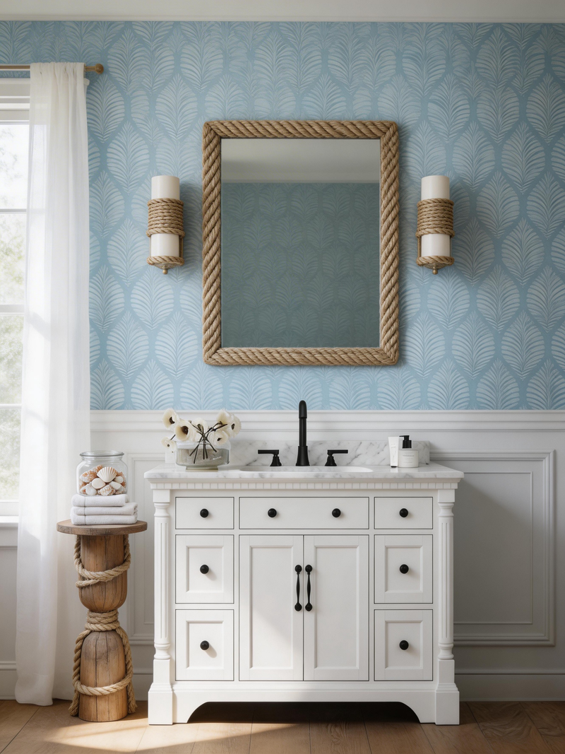 Classically Coastal Bathroom